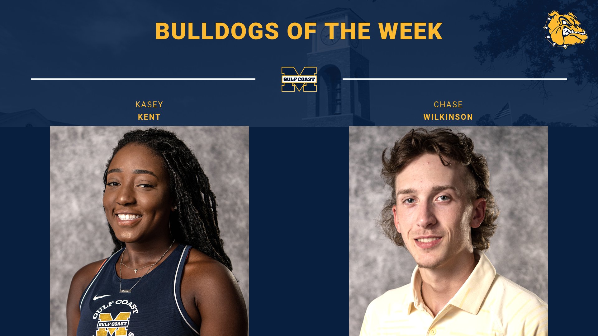 Kent, Wilkinson named Bulldogs of the Week