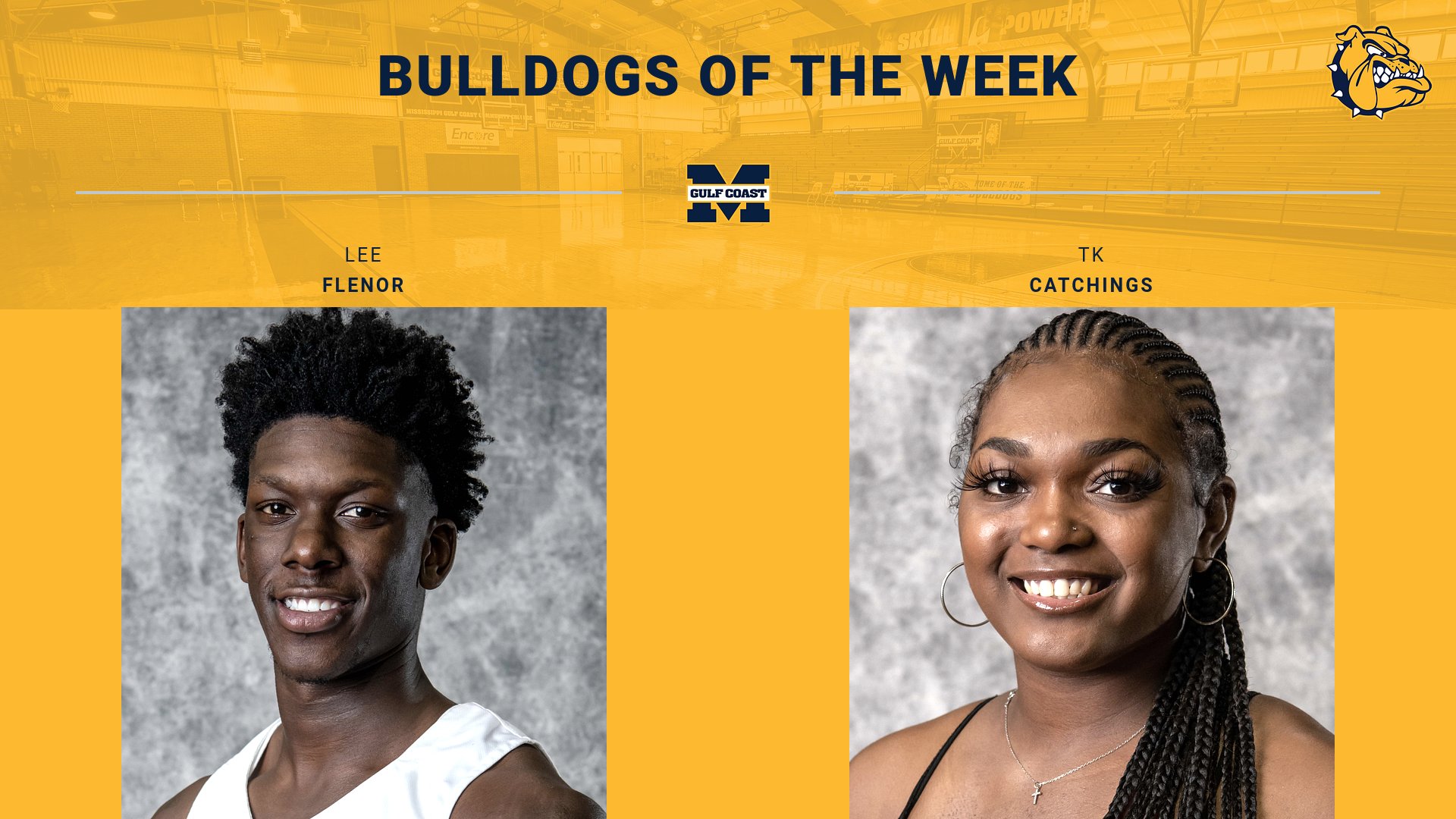 Flenor, Catchings named Bulldogs of the Week