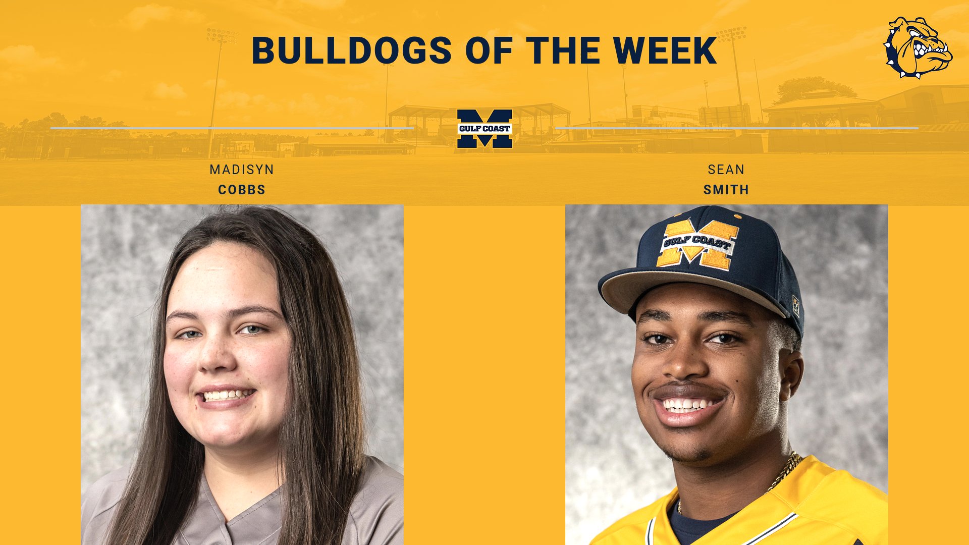 Cobbs, Smith named Bulldogs of the Week