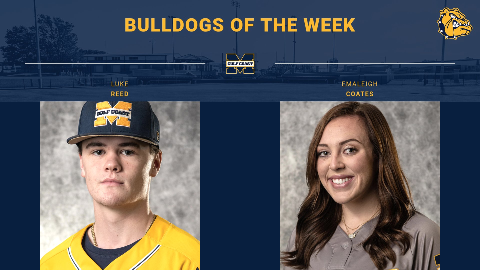 Reed, Coates named Bulldogs of the Week
