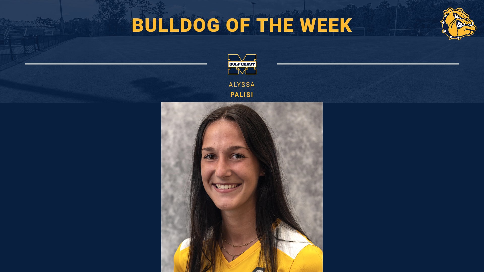 Palisi named MGCCC Bulldog of the Week