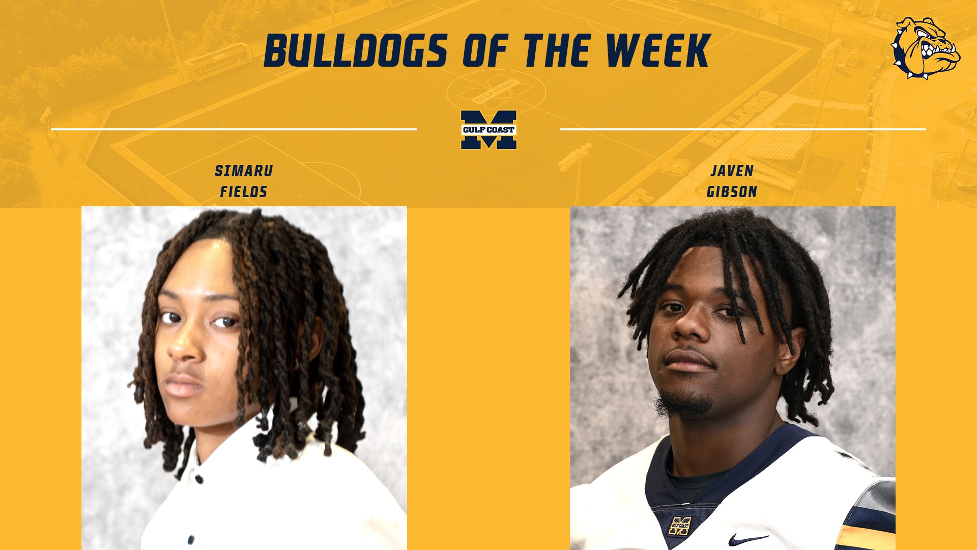 Fields, Gibson named Bulldogs of the Week