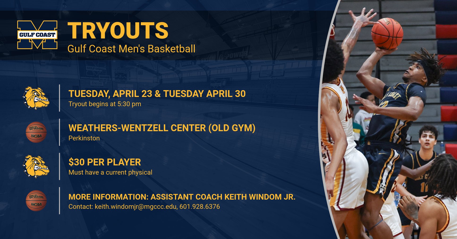 Men’s Basketball to hold tryouts