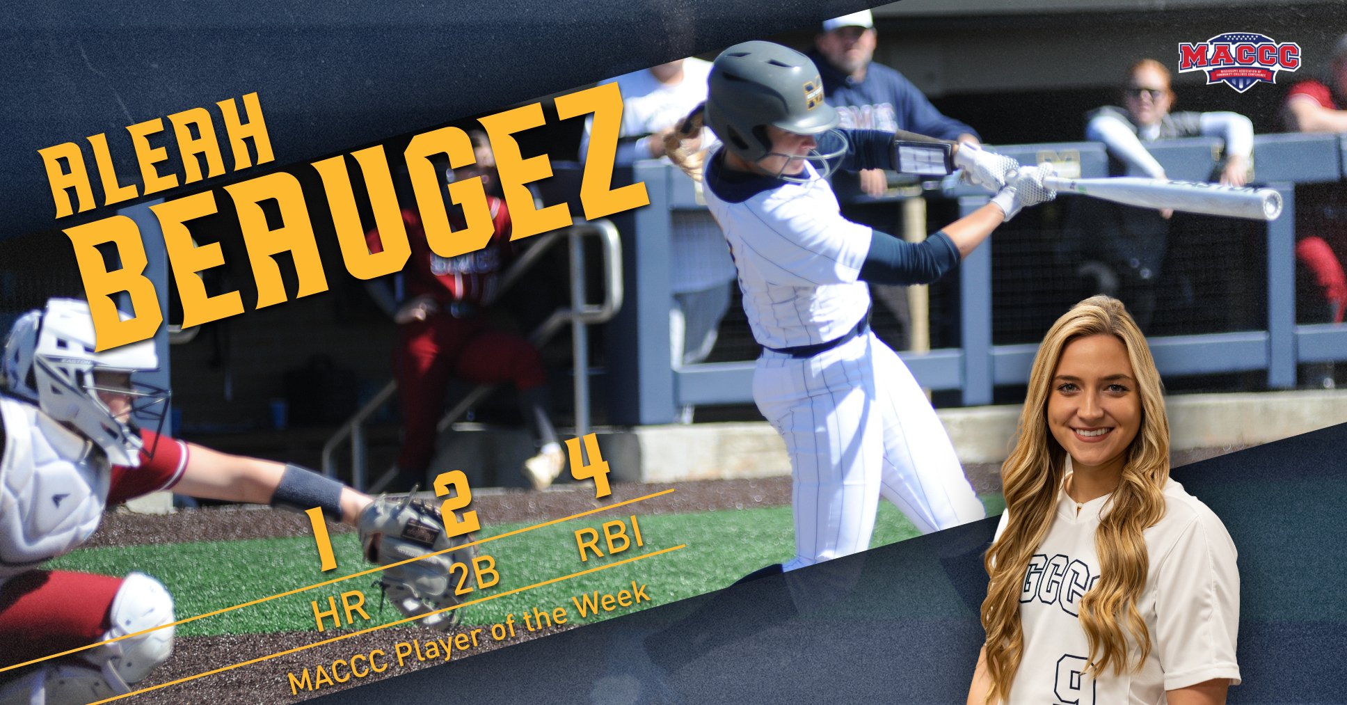 Beaugez named MACCC Player of the Week