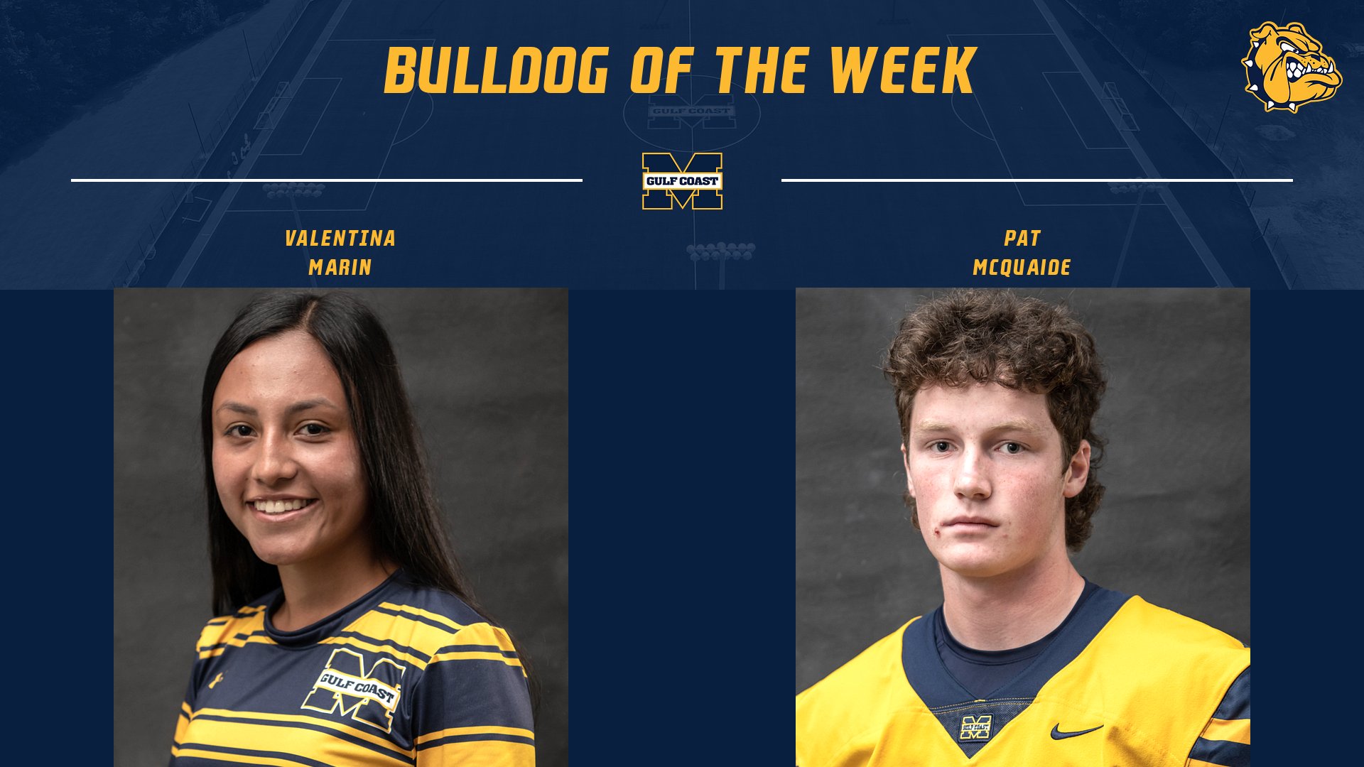 Marin, McQuaide named Bulldogs of the Week