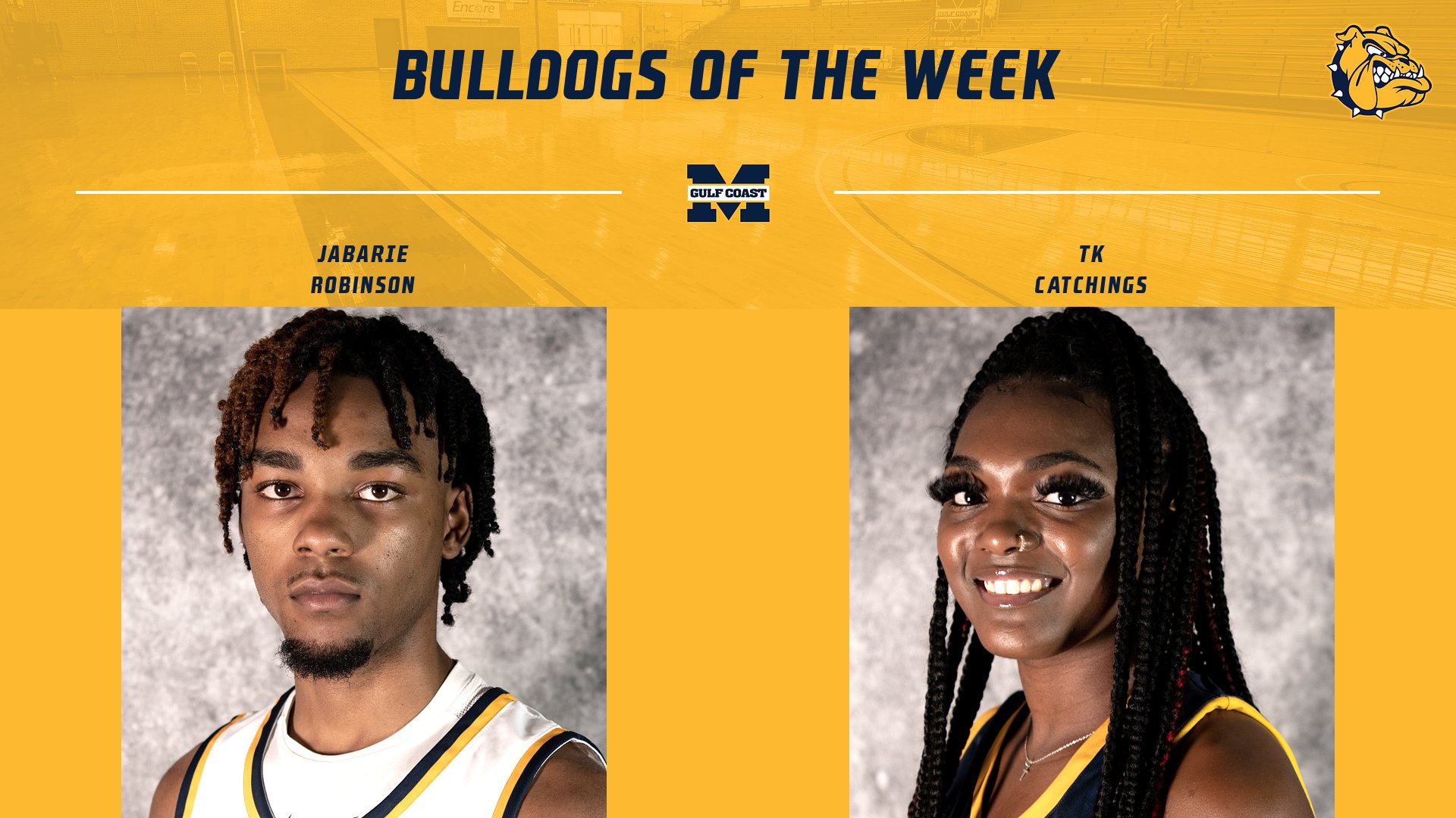 Robinson, Catchings named Bulldogs of the Week