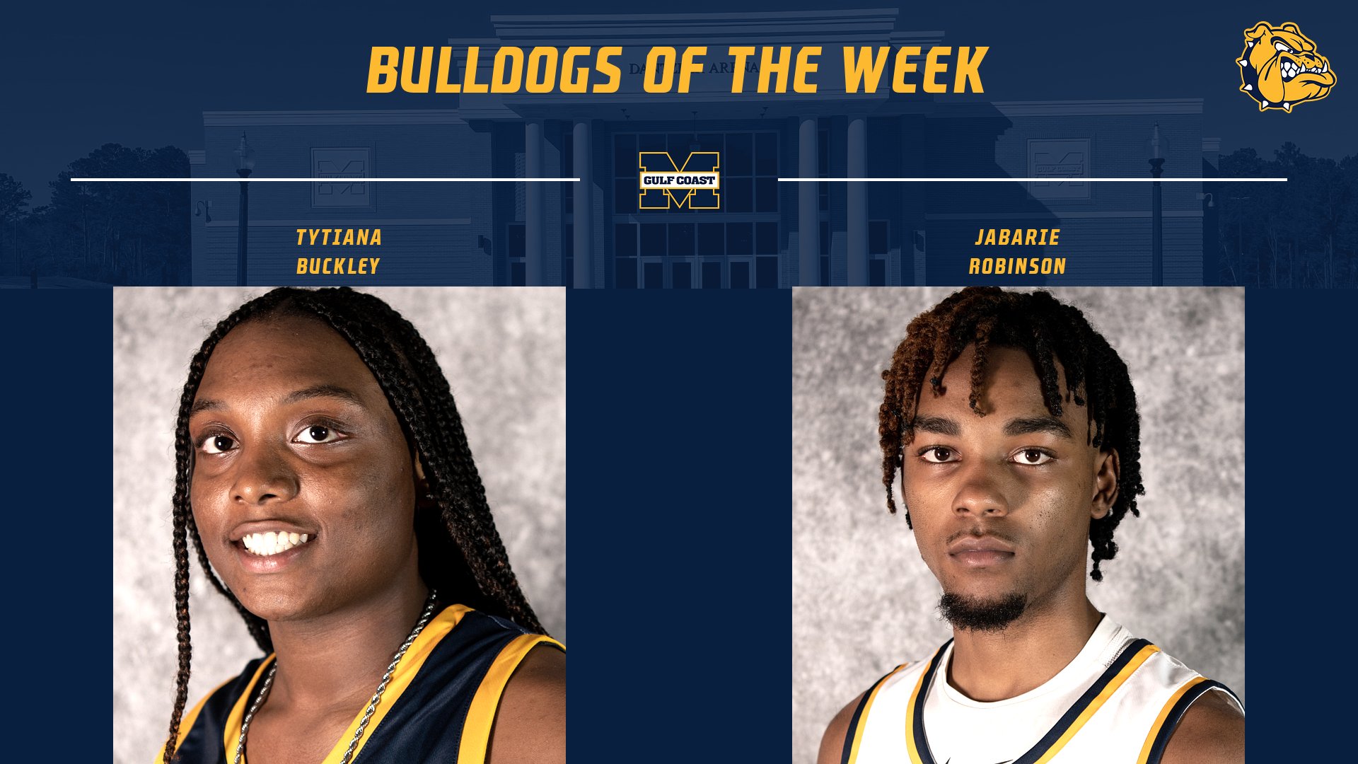 Buckley, Robinson named Bulldogs of the Week