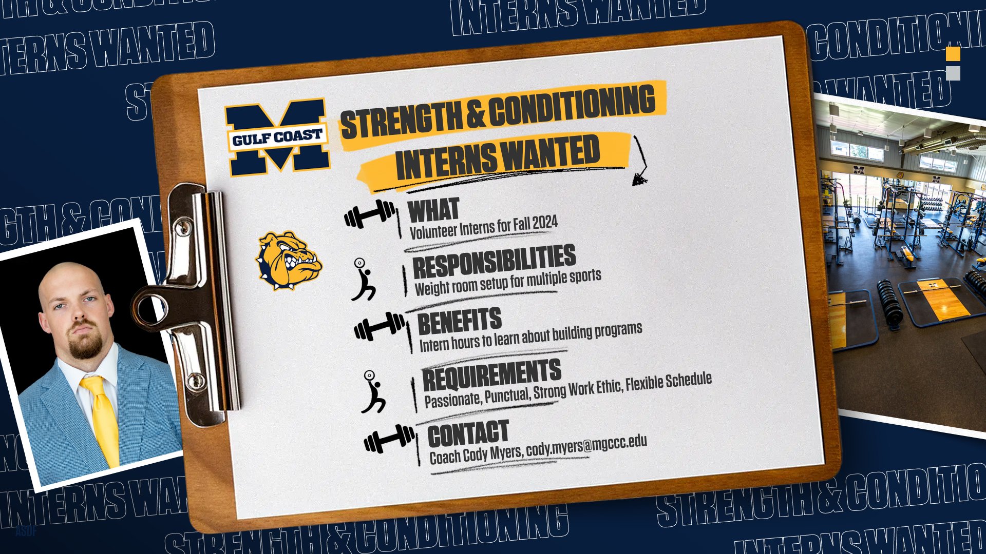 Strength & Conditioning interns wanted