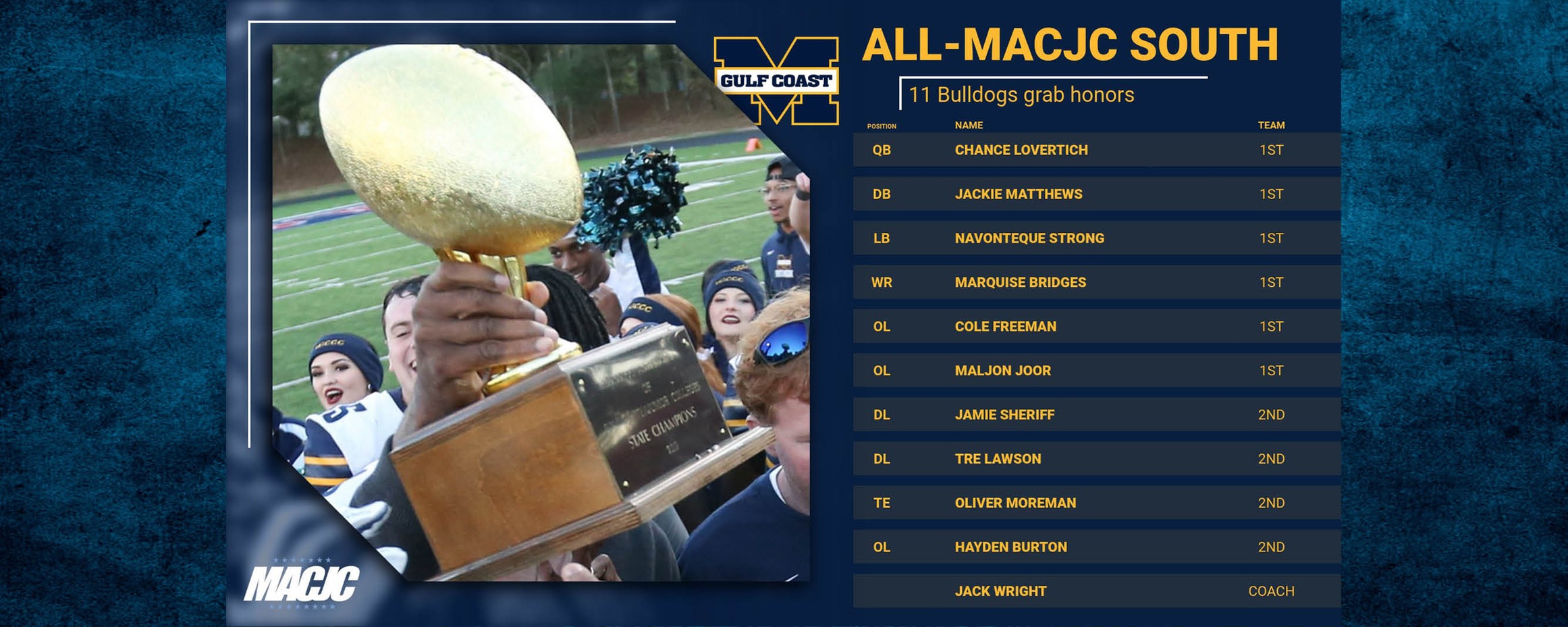 11 pick up All-MACJC South honors