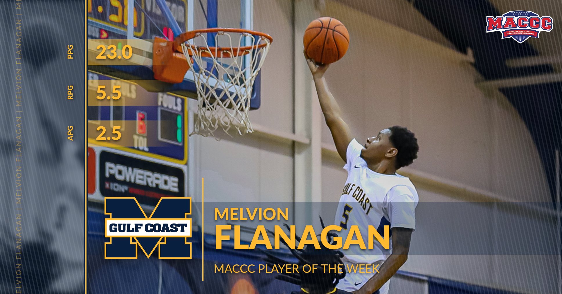 Flanagan named MACCC Player of the Week