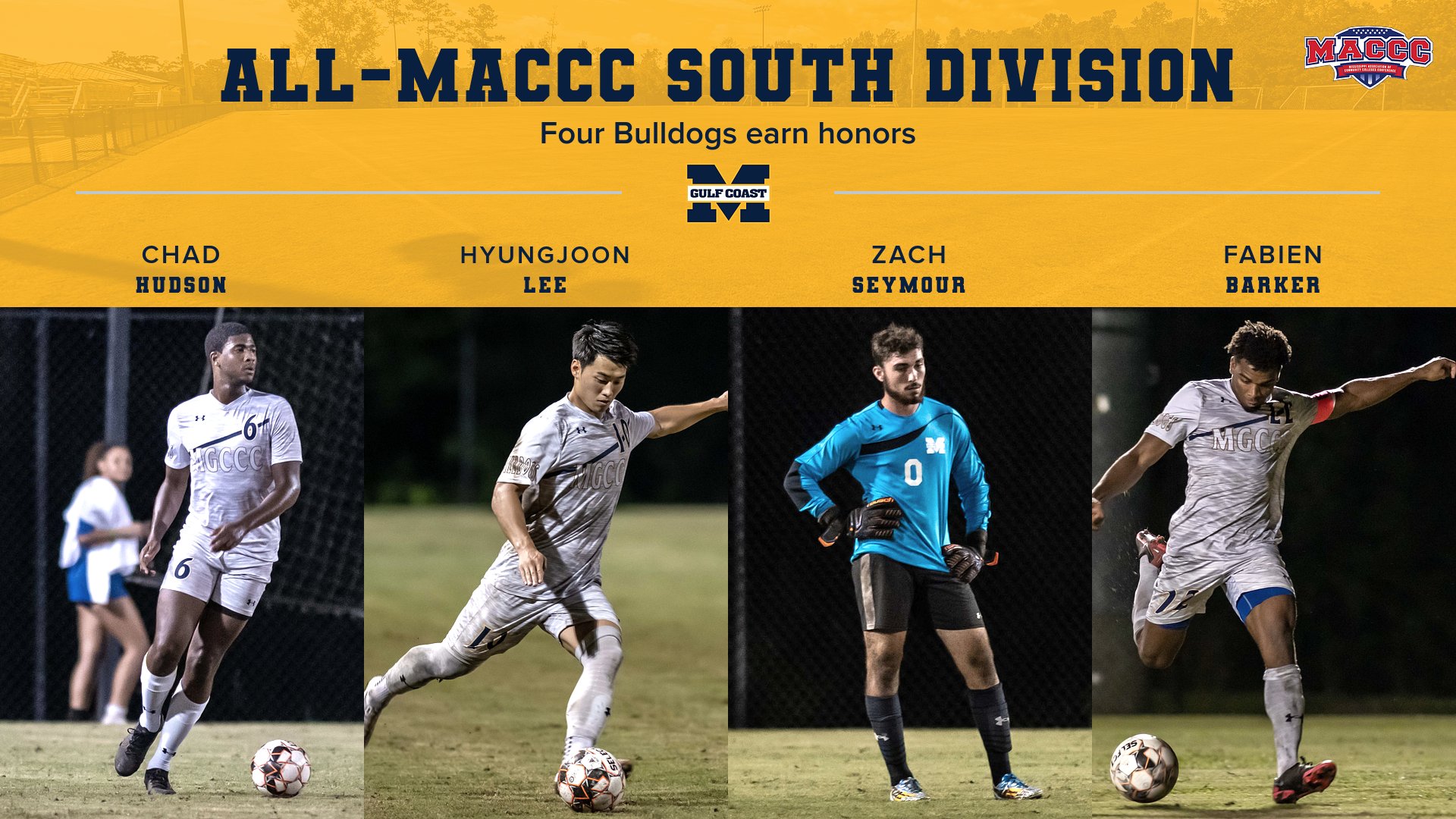 No. 15 MGCCC places 4 on All-MACCC South squad