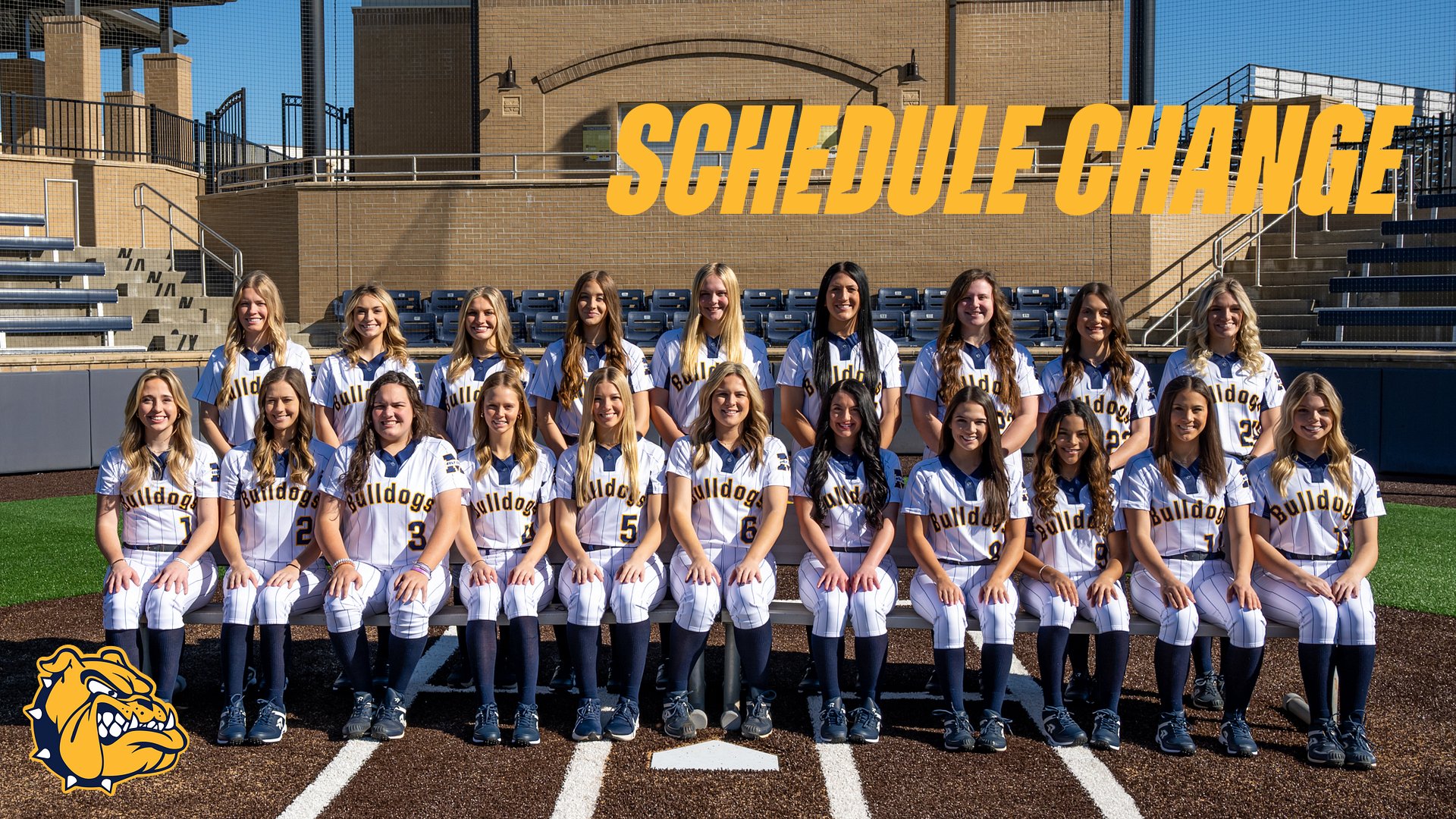 Softball schedule update